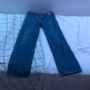 Dickies mens size 33x32 dark wash jeans